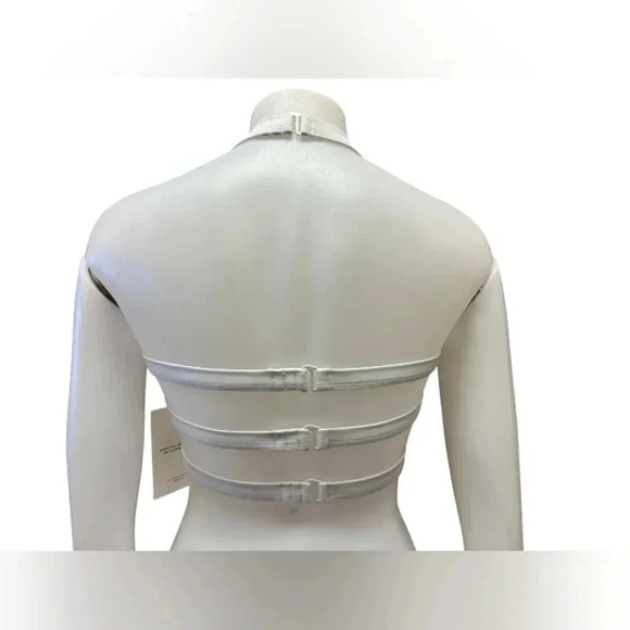 Chromat NWT Swimwear Bikini Top Black/White Size Small - Picture 2 of 8